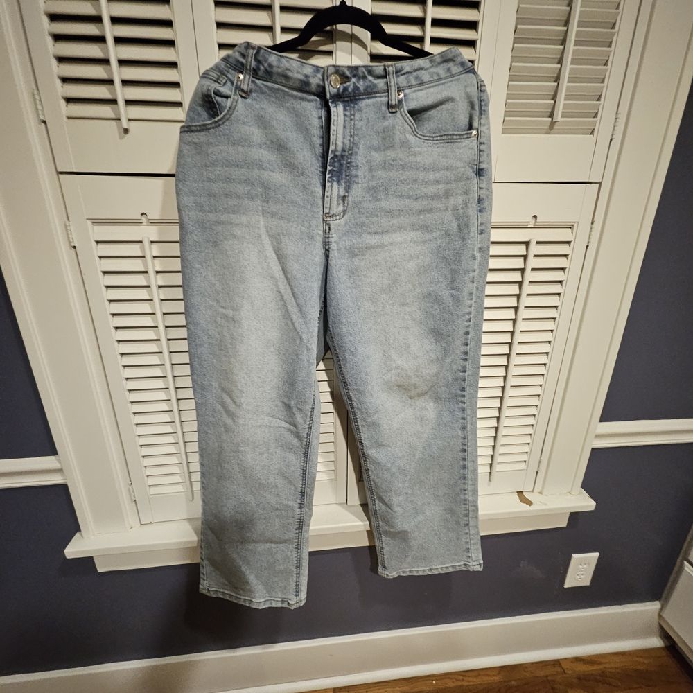 No Boundaries Light Blue Straight Leg Jeans